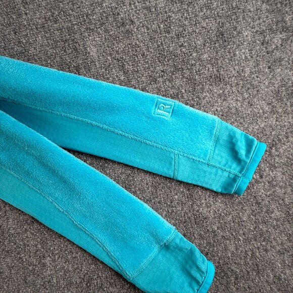 Patagonia Fleece Jacket Women Blue Fuzzy Soft Small Full Zip Pockets Logo Waffle - Picture 14 of 14
